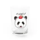 田中ザビエル世界のどうぶつの食いしん坊リアルパンダ苺 Water Glass :front