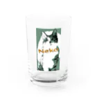 Lovely CATのNeko(シリーズ１） Water Glass :front