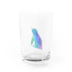 きらきらのオーロラペンギン Water Glass :front