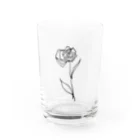 ひ。さんの一輪の花 Water Glass :front