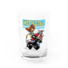 nidan-illustrationの“HOT RODeo” Water Glass :front