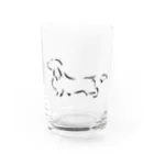 Trimmer “YORI”の『ダックス(シルエット)』 Water Glass :front