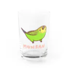 MONSAN SHOPの《MONSAN》セキセイ（グリーン） Water Glass :front