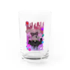 ムッチッパのうさぎ頭の病みかわセーラー少女 Water Glass :front