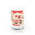 マナカショーコ merry&merryの2021 うしどし Water Glass :front