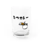 麦畑のおつカレー(でぶハチワレ猫) Water Glass :front