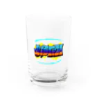 人食べるのグラフィティ「正義」 Water Glass :front