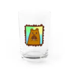 ラッタ商店のドーナツとクマ Water Glass :front