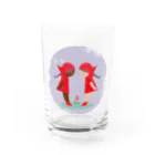 ワシキタチナツ|Illustrationの赤い頭巾のあかずきん Water Glass :front