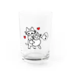 着ぐるみねこの着ぐるみねこ Water Glass :front