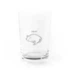 にゃんこ中将のねむねむにゃんこ大佐 Water Glass :front