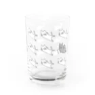 ゆるいぬ部のゆる群衆グラス Water Glass :front