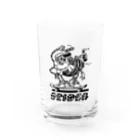 nidan-illustrationの"SPIDER SLIDER" Water Glass :front