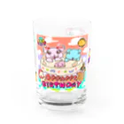 まるちょ屋のおっぱっぴーバースデー☆ Water Glass :front