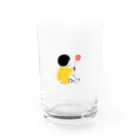 みつばちデザインのおはなちゃん Water Glass :front