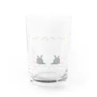 momomo_omiのイースターなうさちゃん Water Glass :front