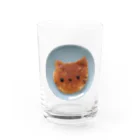 わがやの日常のねこのホットケーキ Water Glass :front