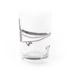 hacoのギンザメグッズ Water Glass :front