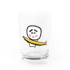 アケジの可愛いもの沢山のショップのおつかれサンマ（ぴえまる） Water Glass :front