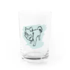 うららおもて堂のチワワールド Water Glass :front