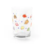 きたいのぞみ(ki)のパターンだんごうお Water Glass :front