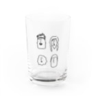 smallwoodsの四つ子さん Water Glass :front