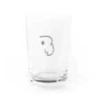サチイモ(インコ雑貨制作)のインコface Water Glass :front