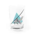 yamayamahanabanaのkingyo_bunno_ Water Glass :front