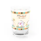 オムタマスタジオの メジェド Medjed ~The Smiter~ Water Glass :front