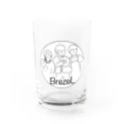 Kigurumi-ozisanのブレ三人衆 Water Glass :front