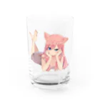 💥📢らぴちぇ通販(天瑠璃ちぇろ)のうつぶせえちちなちぇろグラス Water Glass :front