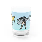 いわしチャンのおさかな三銃士 Water Glass :front