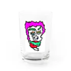 心があったかくなってしまう前にの餃子とビールとこいつ Water Glass :front