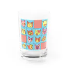 Megの猫陀羅化 Water Glass :front