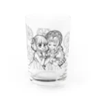 オペラのレモンの妖精（線画） Water Glass :front