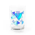 SIKINA Storeのさんかくがいっぱい Water Glass :front