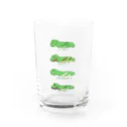 kitaooji shop SUZURI店のいもむしにっき　あげはちょう Water Glass :front