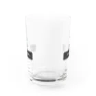 アルバトロスデザインのドット絵チョコの語りかけグラス Water Glass :front