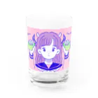 もももも桃もももももものレモンもちもちちゃん Water Glass :front