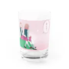 ULIの春だねぇ Water Glass :front