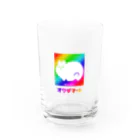 プリティしりのオケダマート（レインボー） Water Glass :front