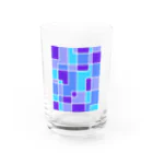 takitateGohanの青と紫 Water Glass :front