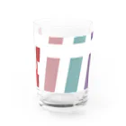 東京Tシャツ　〈名入れ・イニシャルグッズ〉のタナカさん名入れグッズ（カタカナ）難読？  Water Glass :front