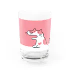 しろくまのかばん屋さん（SUZURI店）のぶちねこさん Water Glass :front