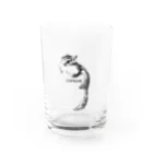 coco_chipmunkのモノクロシマリスシリーズ Water Glass :front