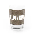 loveapplefactoryのalpinism contour Water Glass :front