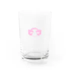 HANANAkoᐝのrabbitピンク Water Glass :front