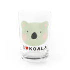 イラストレーター yasijunのＩはーとＫＯＡＬＡ Water Glass :front