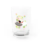 Lily bird（リリーバード）のとろける文鳥ず2 Water Glass :front