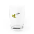 mukuro★熱帯植物のグミガエル Water Glass :front